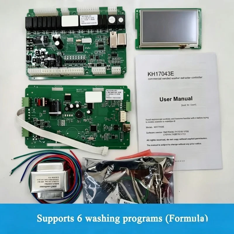 KH174001A Coin Acceptor Washing Machine PCB Control Board 220V Fully Automatic Commercial Laundry Equipment Timer Counter Module