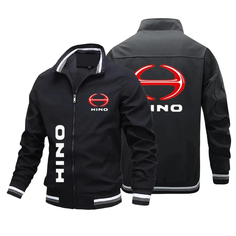 

High end Hino Truck Logo Men's Outdoor Sports and Leisure Harajuku Business Jacket S-5XL 2024 Spring and Autumn New Edition