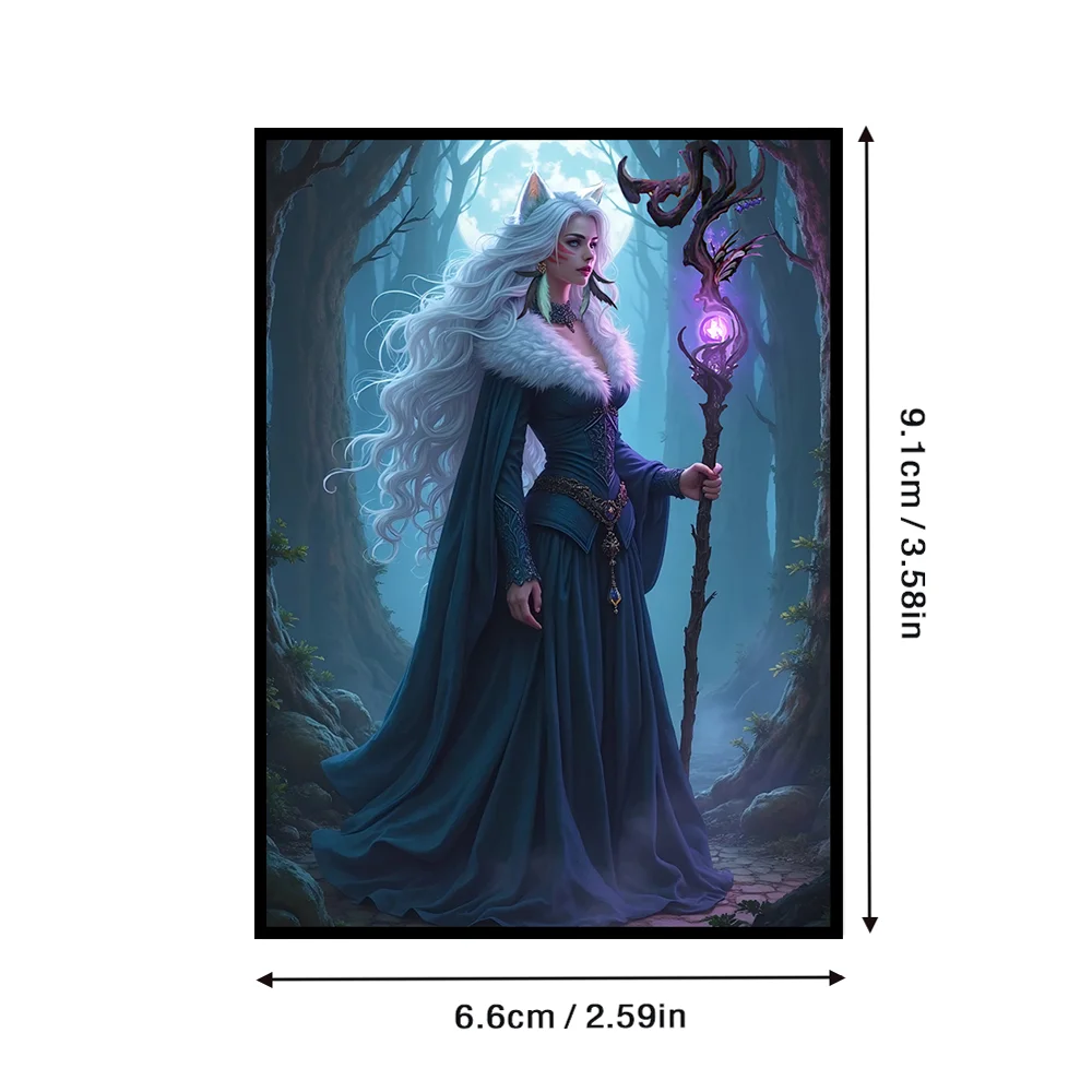 60 Stück 66 x 91 mm Anime-Kartenhüllen, Brettspiel, innere Sammelkarte, kompatibel mit/MGT/PTCG/PKM-Spielkarte, die besten Geschenke, Festival – Detail 18