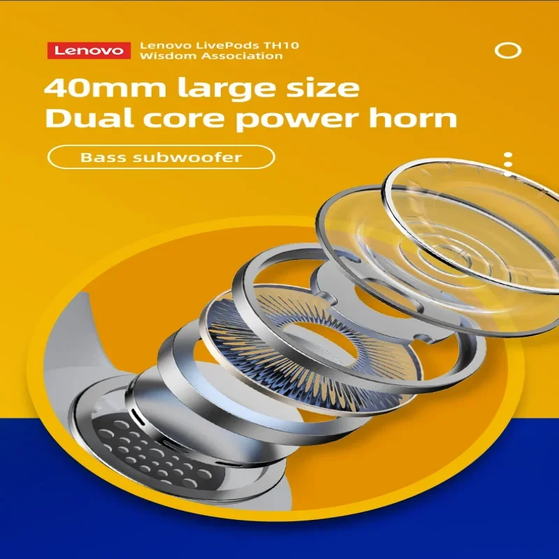 Thinkplus TH10 TWS Stereo Earphones Bluetooth Microphone Music Earphones Suitable for Gaming Discounts Earphones image 3