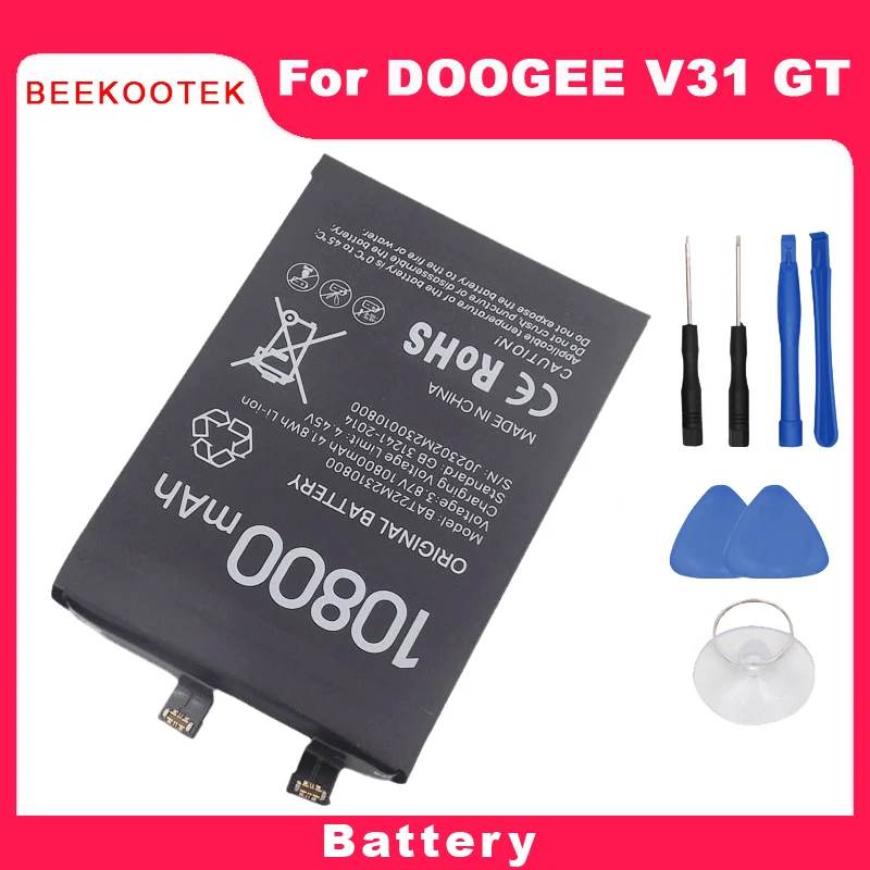 New Original DOOGEE V31 GT Battery BAT22M2310800 Battery Accessories For DOOGEE S110 S100 V30 V30T V31 GT Smart Phone