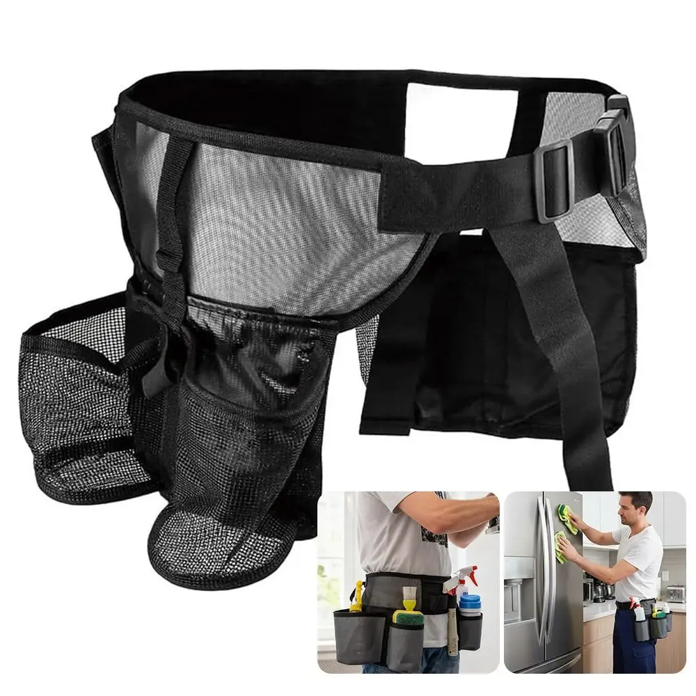 Professionele Taille Versleten Reinigingsgereedschap Schort Multi-Pocket Multifunctioneel Gereedschap Schort Waterdicht Custodial Heuptas Custodial Werk