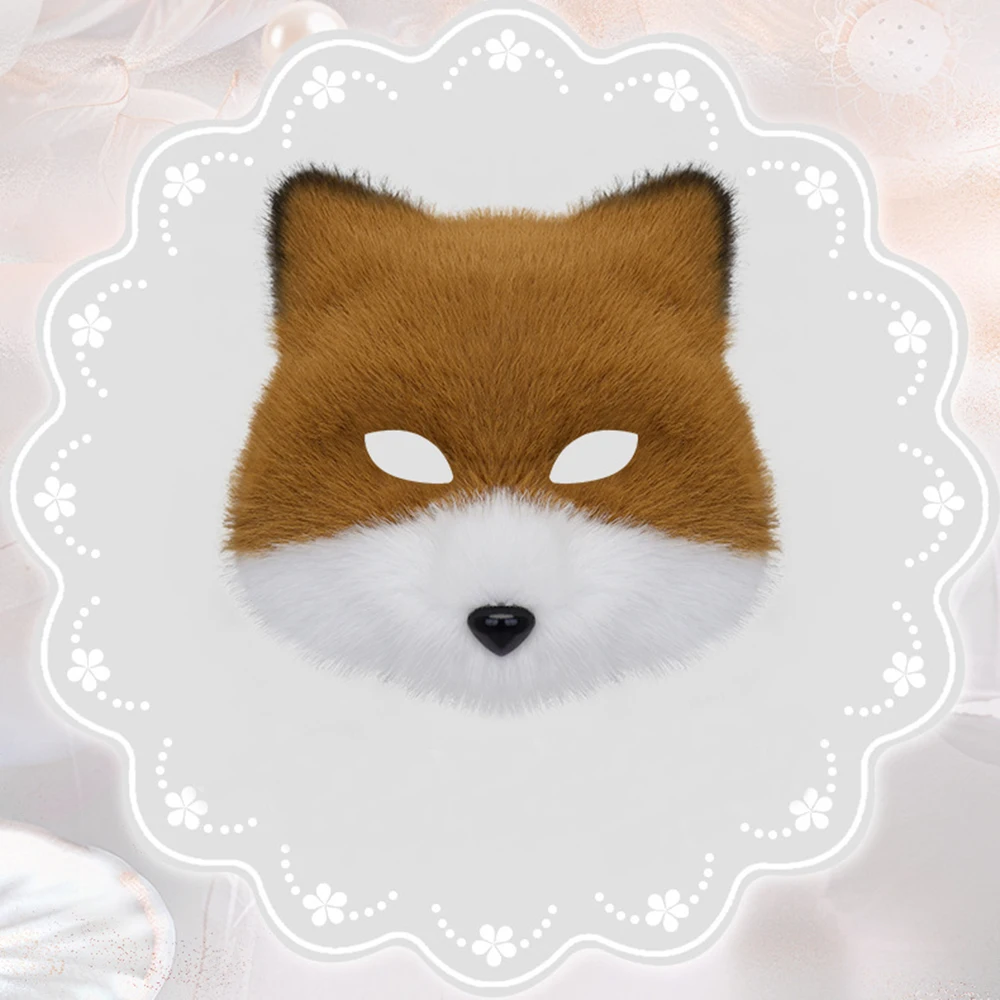 Realistic Fox Mask High Quality Furry Animal Mask Fox Costume Mask Furry For Cosplay Role-Playing Halloween Party