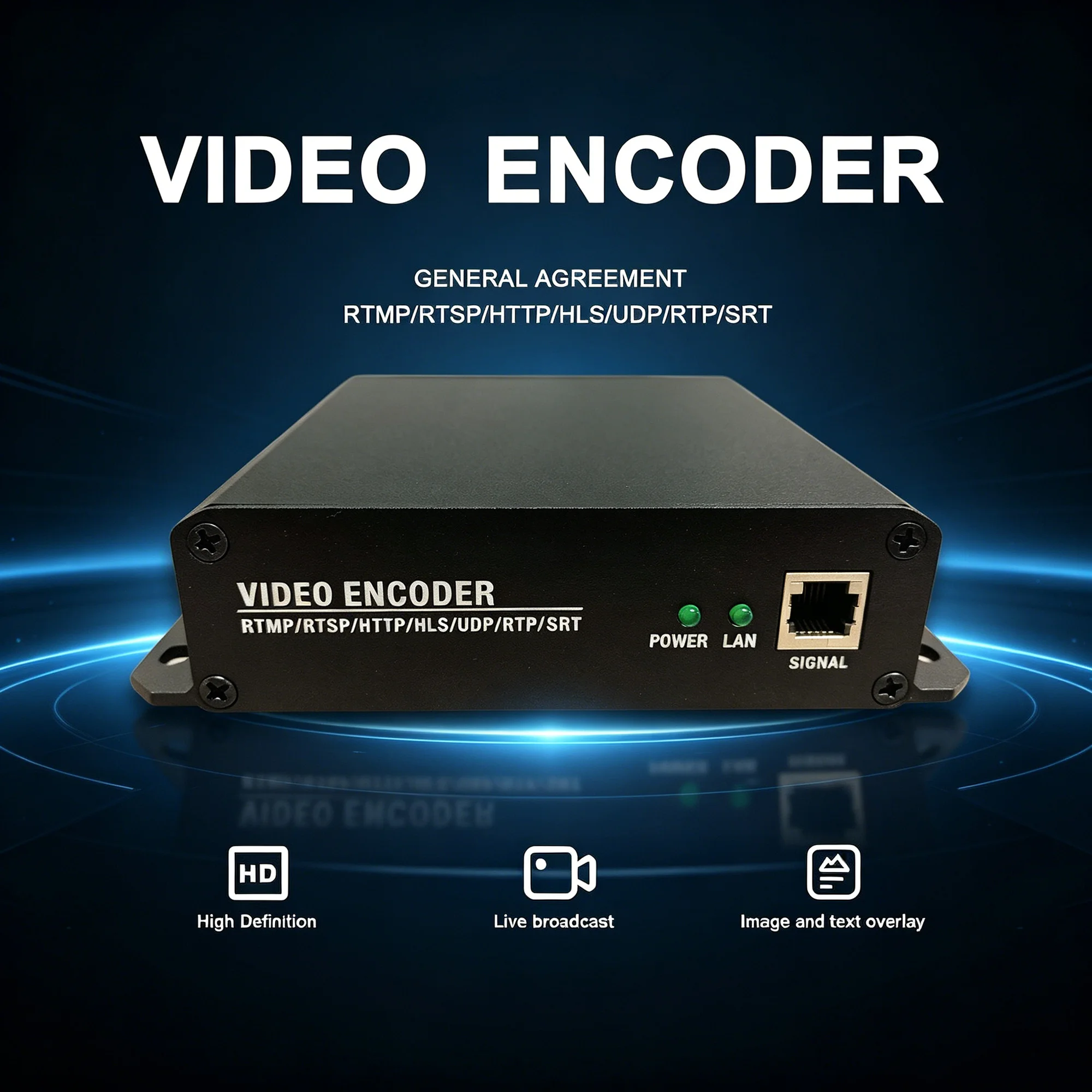 

Кодер HDMI в IP-формате с HD-выходом, видеокодер HEVC H.265 H.264, для веб-трансляций, потоковой передачи, Onvif, записи, IPTV, CATV-оборудование