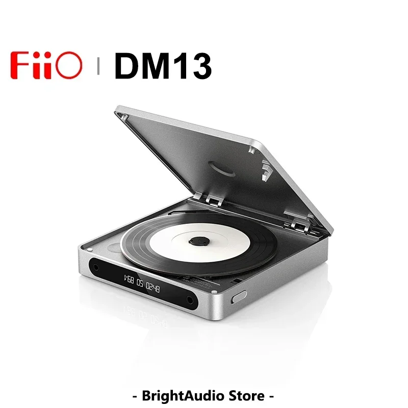 FiiO DM13 Multifunctional Portable Stereo CD Player with Long-Lasting Battery, Supports USB Ripping, Optical/coaxial/3.5mm/4.4mm