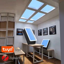 Zigbee Tuya Led Downlight Skylight Kitchen Bathroom Smart Home Decor Ceiling Light Spotlight Simulate Real Sunlight