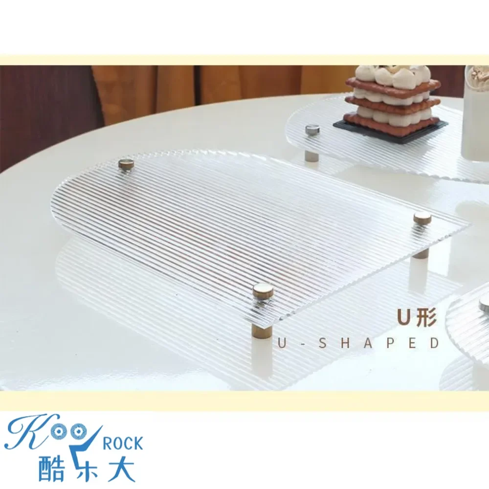 5MM matzo U-shaped acrylic tray ,challah hanging Nordic swing decorative plate, Rosh Hashana, Jewish table ware