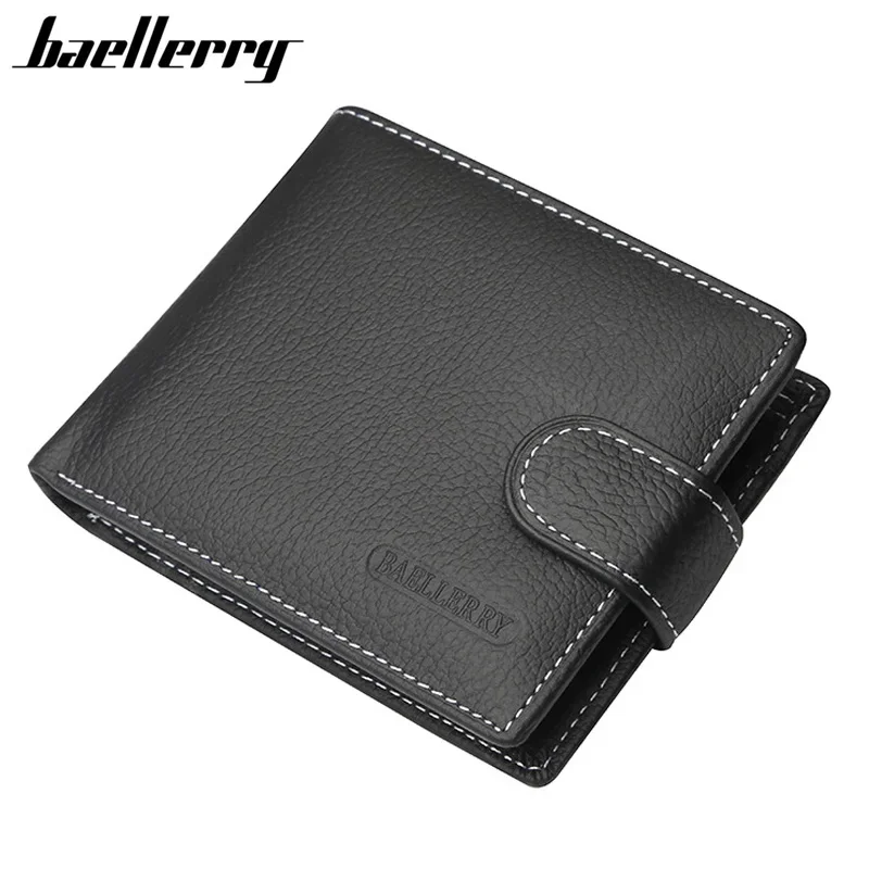 New arrival Genuine Leather Men Wallets With Coin Pocket Money Bag Fashion Male Purse Credit Card Holder For Man