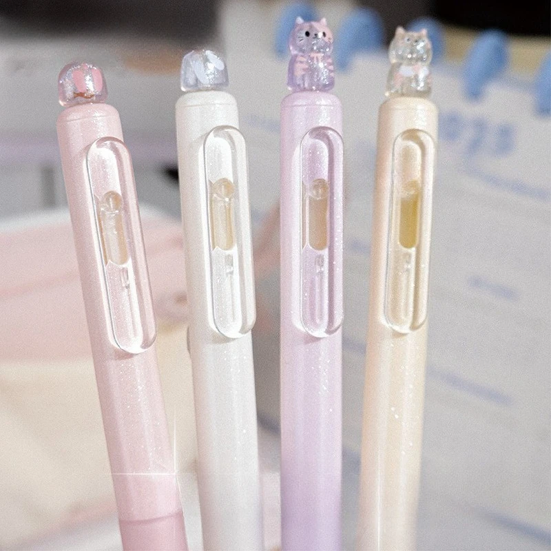 

Быстросохнущий пресс Hami Cat, вращающийся держатель для ручек Lucky Cat Cs с двойной бусиной, чтобы кисть, черная ручка по высокой цене