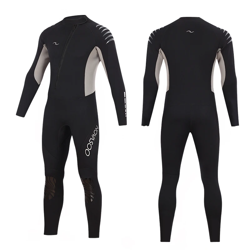 Men Wetsuit 3mm Neoprene Surfing Scuba Diving Snorkeling Swimming Body Suit Zipper Wet Suit Surf Kitesurf Clothes