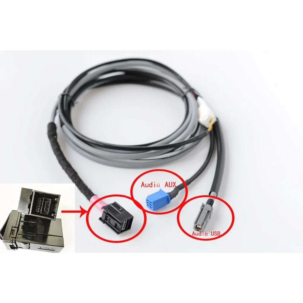 Car Audio Cable For Toyota Crown For Lexus For ES350 For LX570 For Mark For Levinson System AUX Input Connection Wire