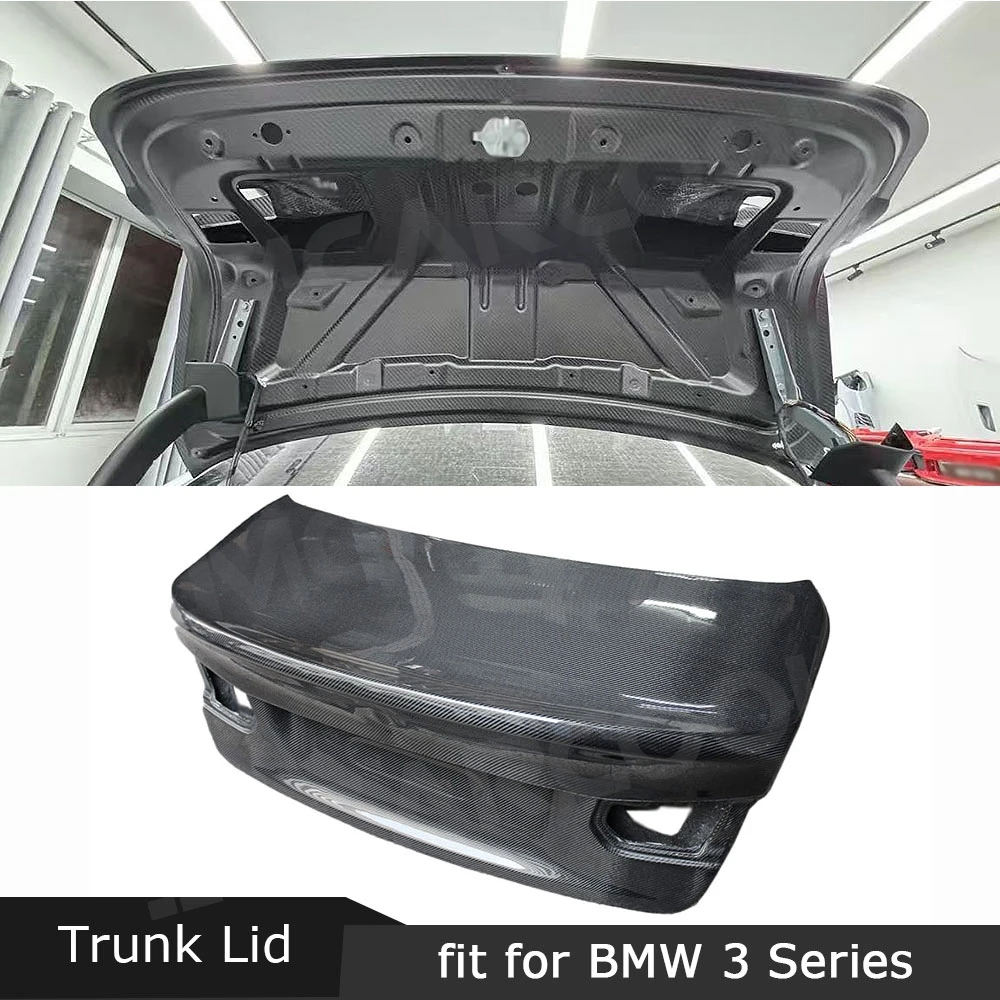 

JMCARCOOL комплекты задней крышки багажника из углеродного волокна для BMW 3 серии F30 F80 седан 2014-2019, задняя крышка багажника, автомобильные аксессуары