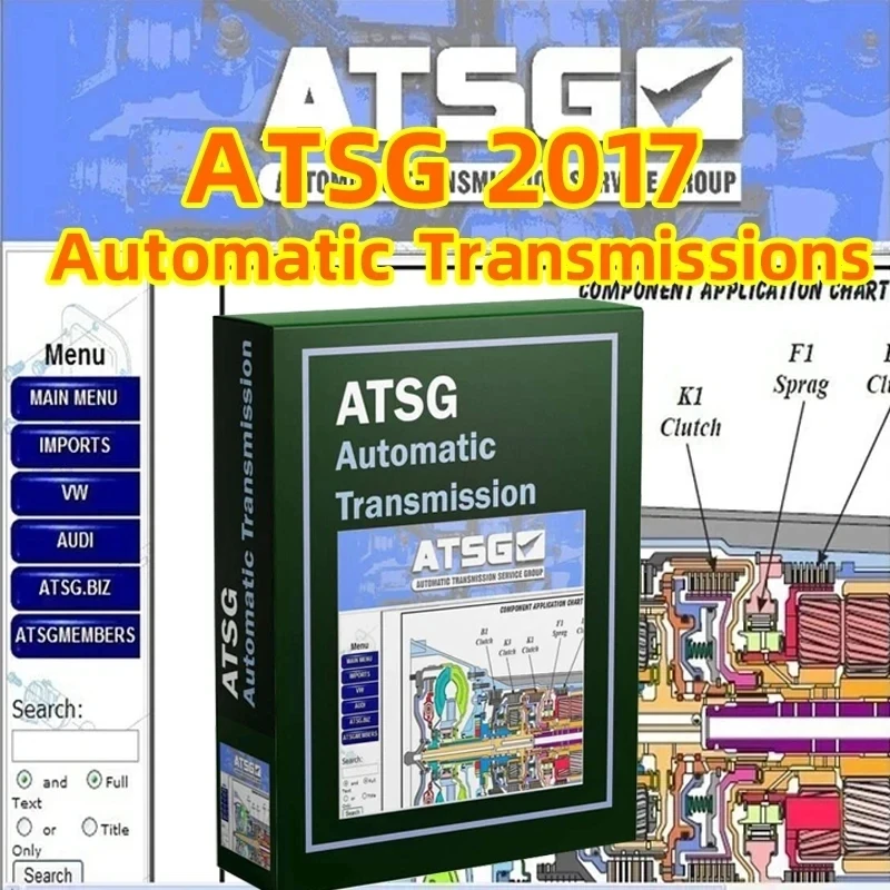 

Hot Sale ATSG 2017 Auto Repair Software Automatic Transmissions Service Group Repair Information Atsg Manual Diagnosis