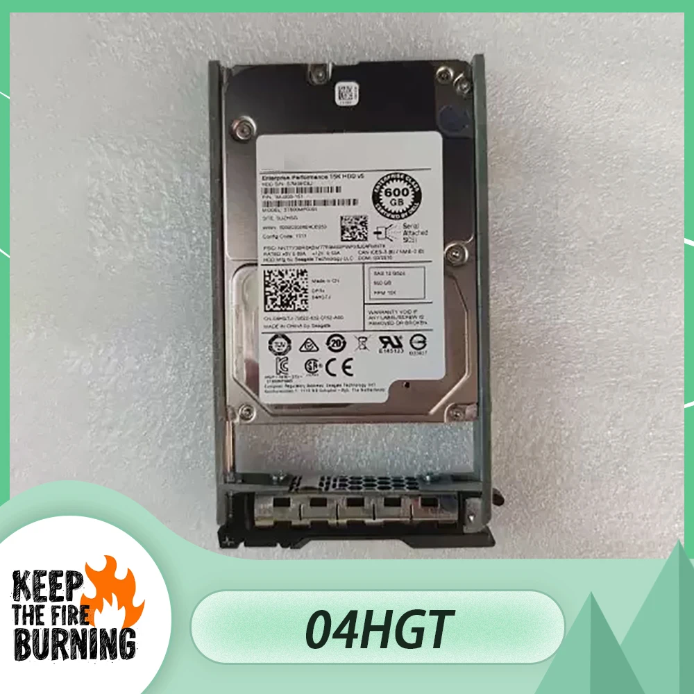 For DELL 04HGTJ 600G 15K HDD SAS 12G 2.5'' 4HGTJ Server Hard Disk