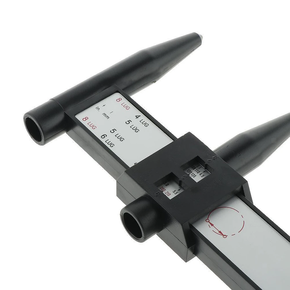 

Car Tool Wheel Pattern Gauge Tool 4 5 6 8 Lug Automotive Tools Car PCD Ruler Gauge Tool Common Measure A Turned