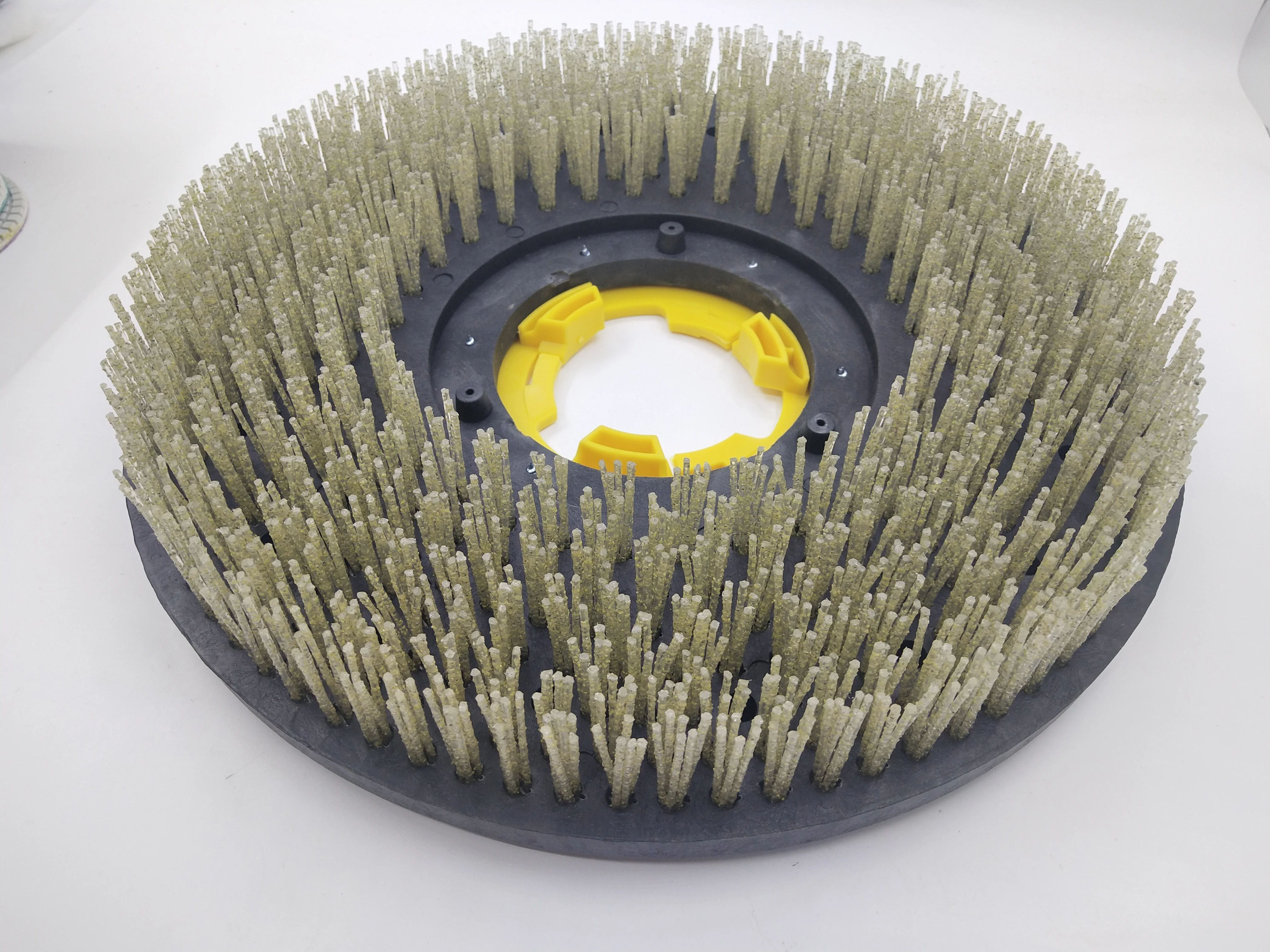 17Inch Stone Brush Diamond Round Abrasive Brush for Granite Marble Concrete Floor Grinding Polishing From China Factory