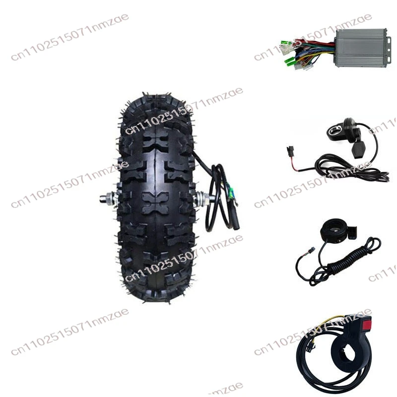 13inch Brushless Hub Motor Kit Powered Garden Wheelbarrow Conversion Accessories Electric Barrow Parts