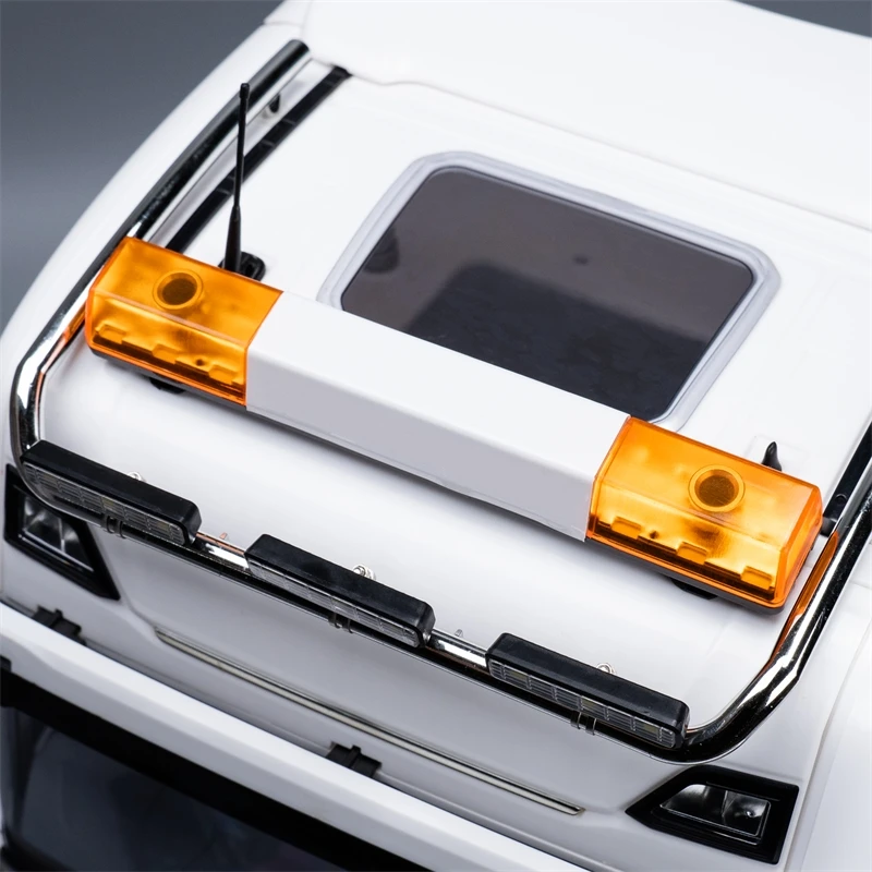 1/14 RC Toy Crawler Car Roof Rotating Warning Light Emergency Lamp For Tamiya 1/14 Rc Tractor Truck Trailer Parts Accessories
