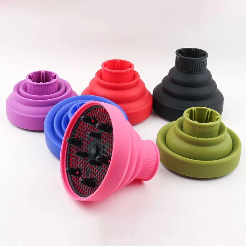 

1 Pc Collapsible Silicone Hair Dryer Diffuser Travel and Easy Storage，Special for real hair wigs