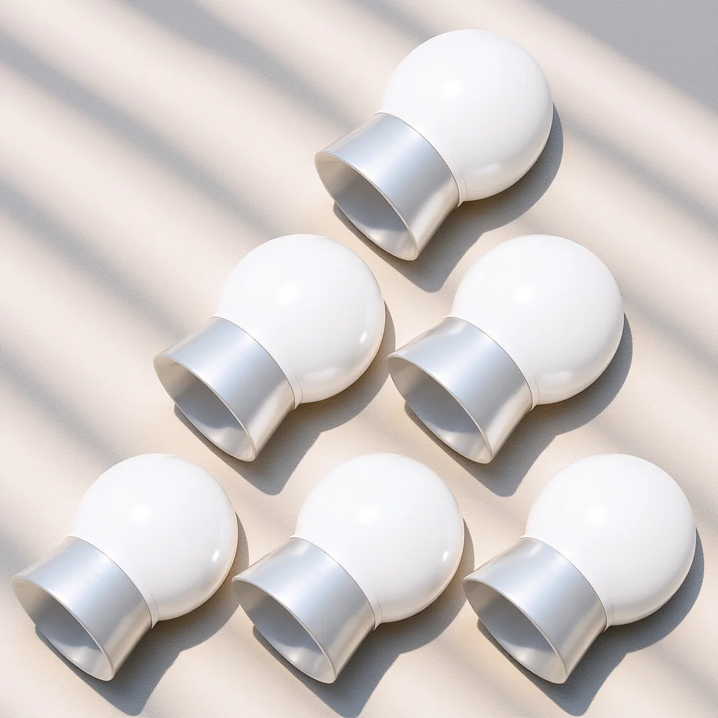 

6Pcs Crystal Ball Accessories 270Ml Plastic DIY Water Globes Transparent Round Display Cases for Christmas Halloween Keepsake