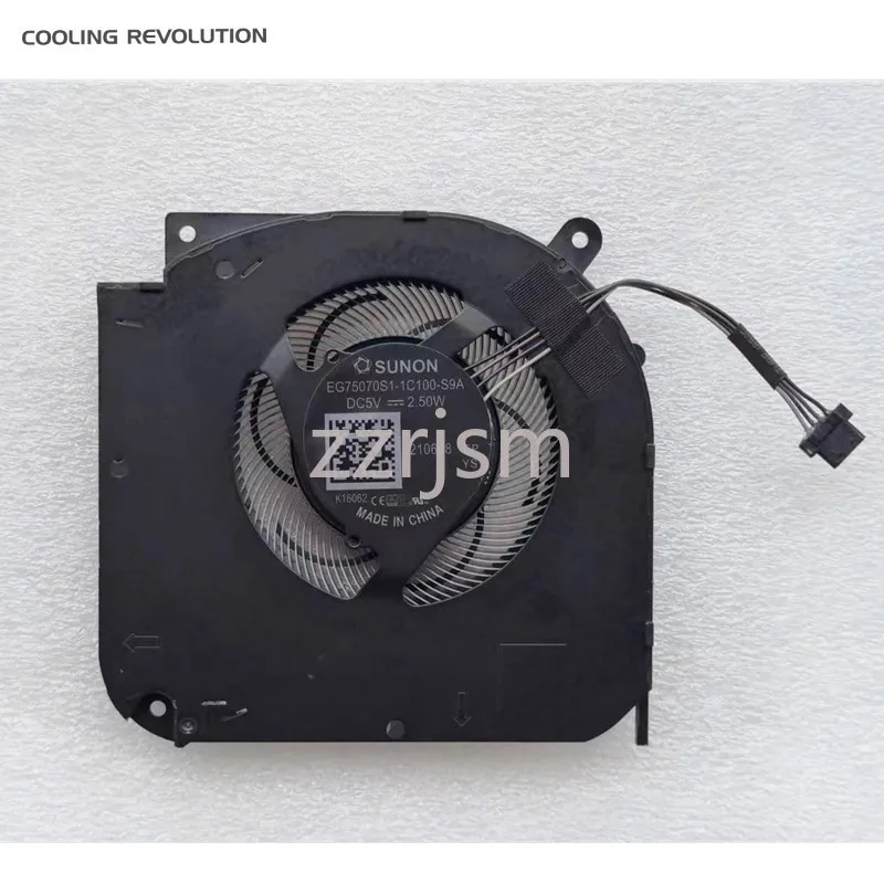 

New Original Laptop CPU GPU Cooling Fan For THER7GK5M6-1411 GK5MP6O SUNON EG75070S1-1C100-S9A DC5V 2.50W 4Pin