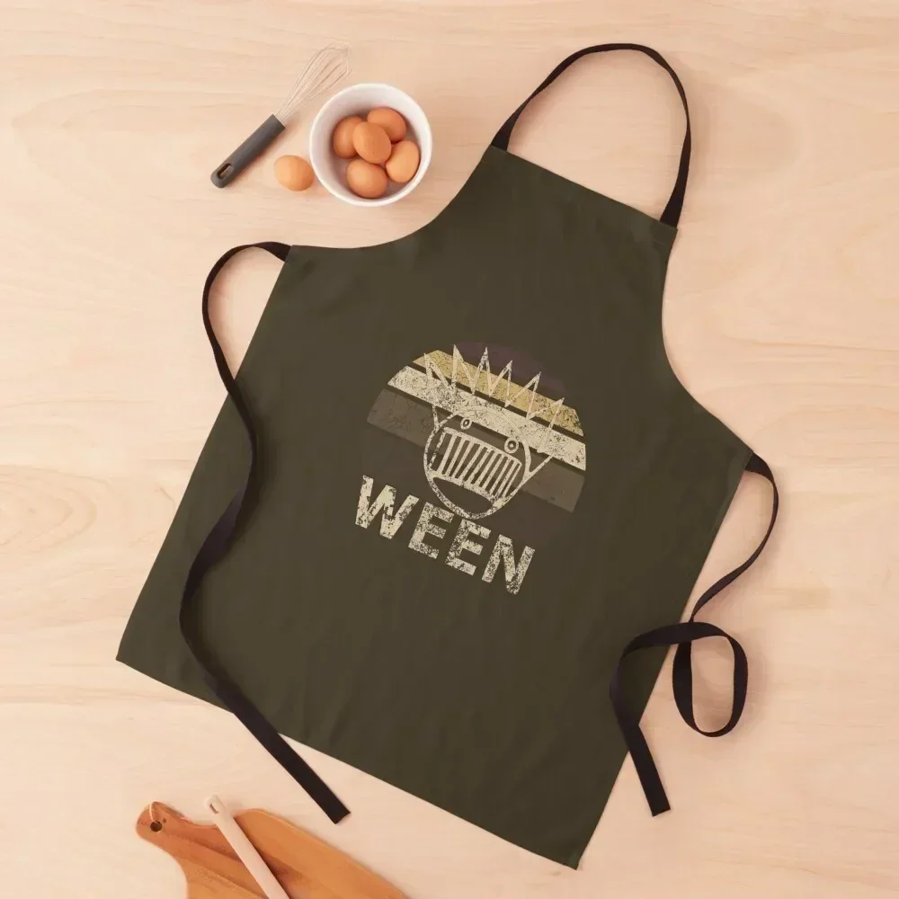 

WEEN Vintage Retro Boognish Apron Kitchen Things Kitchen Kawaii Accessories work gowns for women cleaning bib Apron