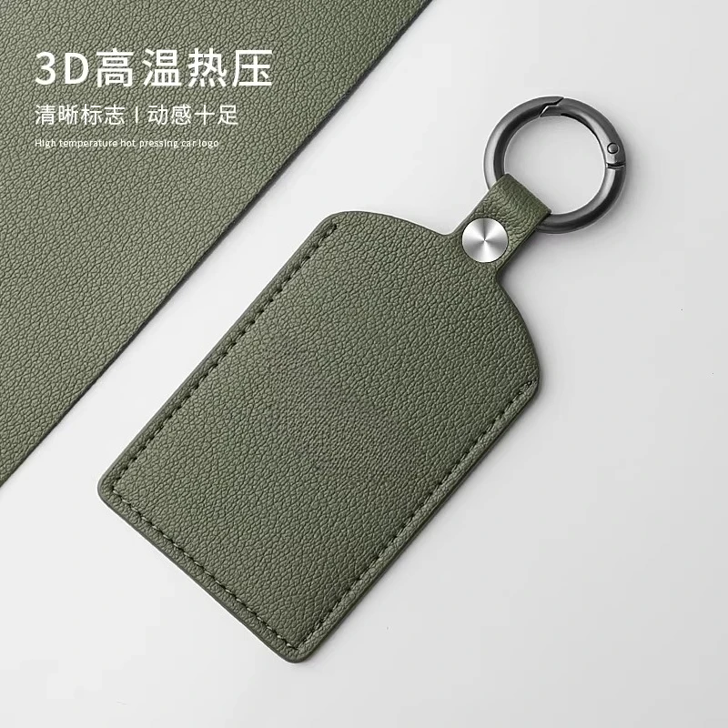 For Genesis G80 G70 G90 Card Key Case, Premium Goatskin Leather Protective Cover, Slim Fit RFID Blocking Card Holder Wallet