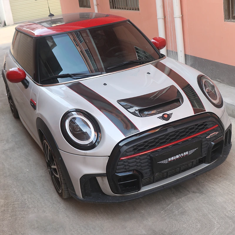 Carbon Fiber Hood Air Lntake For MINI Cooper S F56JCW 2016-2023 Year Body Kit Trim Exterior Accessories view 3