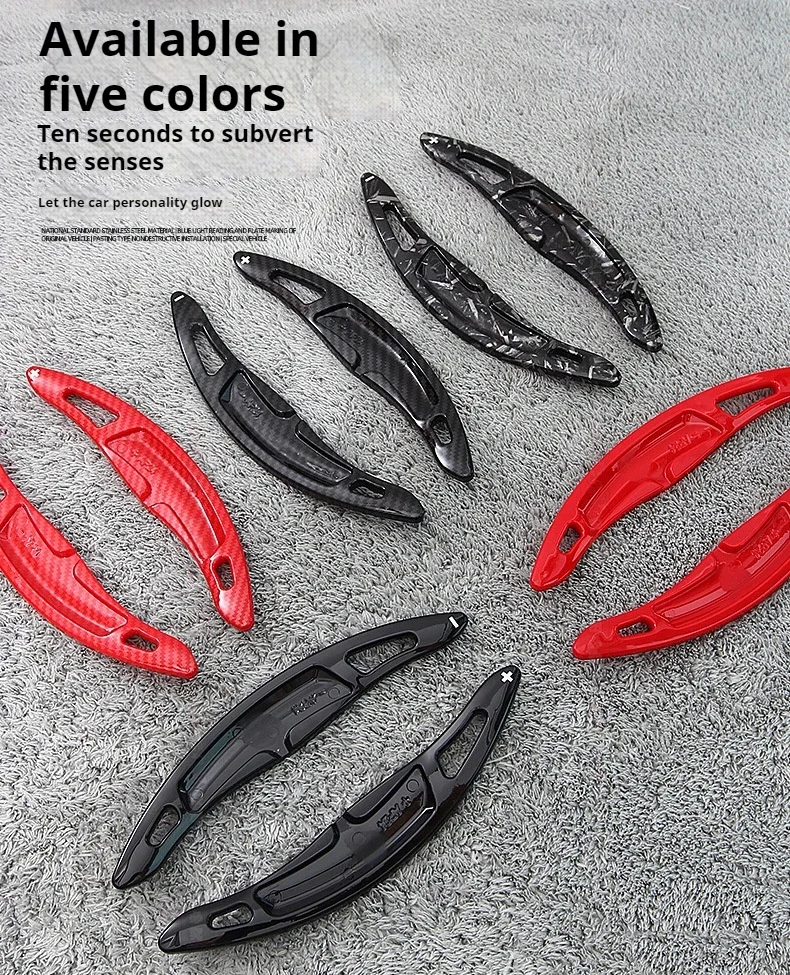 

2pcs ABS Car Steering Wheel Shift Paddle Extension Auto Accessories For Porsche Panamera Macan Cayenne 911 718 Spyder 918