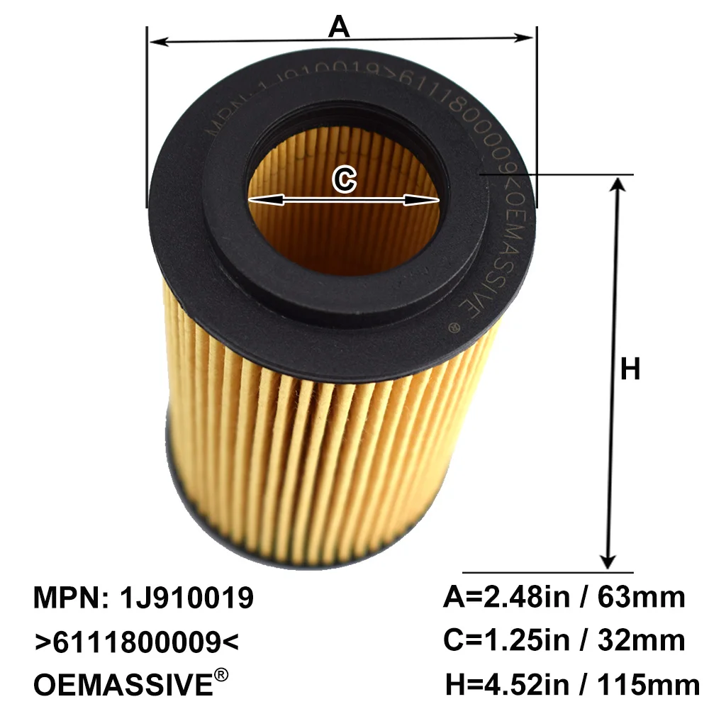 6111800009 Oil Filter For Grand Cherokee Mercedes-Benz W202 W203 W204 CL203 S202 S203 S204 C209 W210 W211 S210 S211 W461 W463