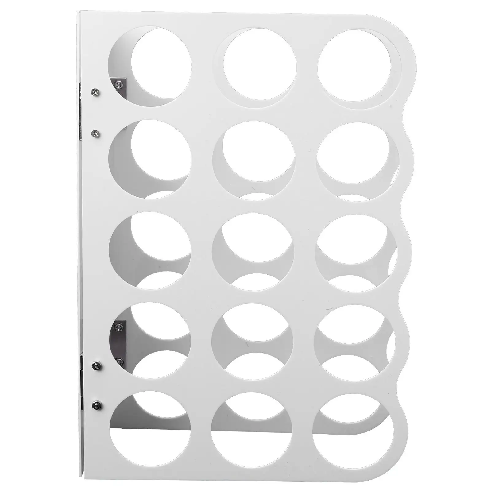 

Vinyl Storage 15 holes Wrapping Paper Holder Craft Roll ganizer Craft Paper Rack Container Display St Sturdy Lightweight