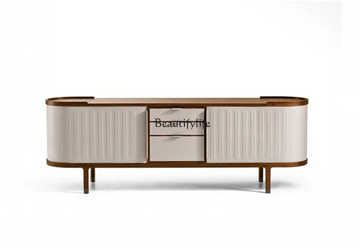 

Creative dining side tea cabinet Nordic light luxury sofa side cupboard