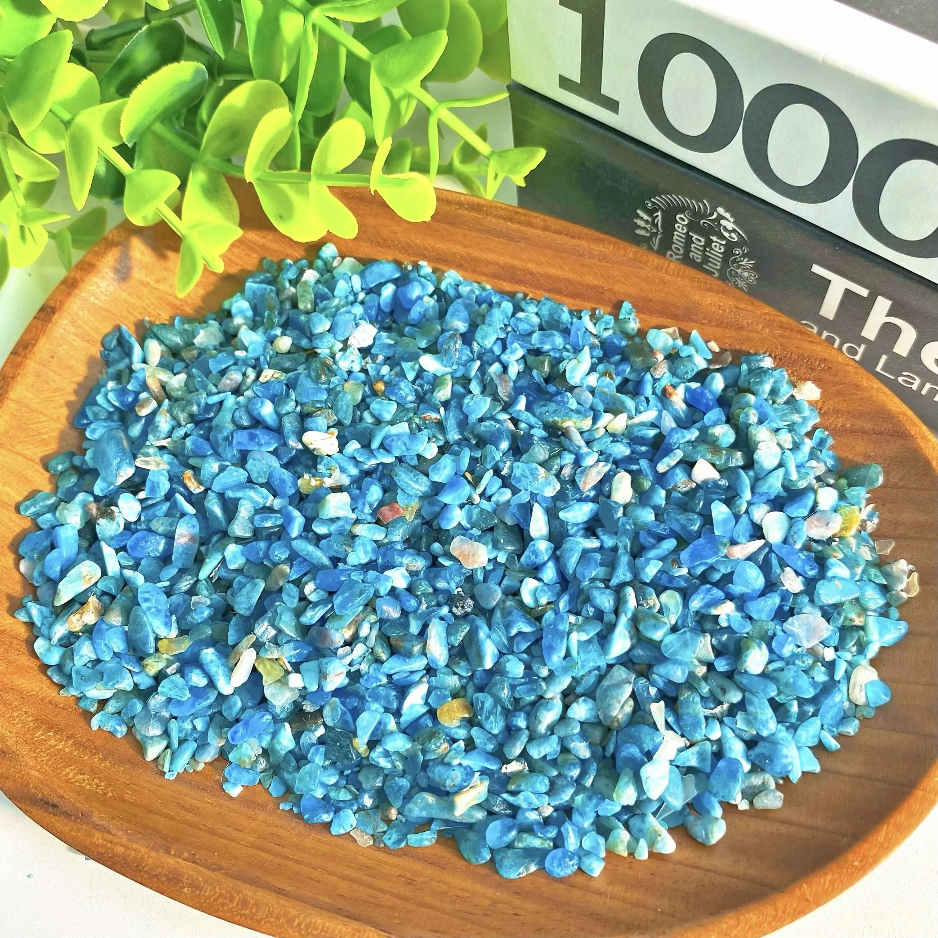 50g/100g 1-5mm blaue Apatit-Chips natürliche Chips teine natürliche Kristalle Chip, Edelsteine, perfekt für DIY Mosaik Kunst & Handwerk!