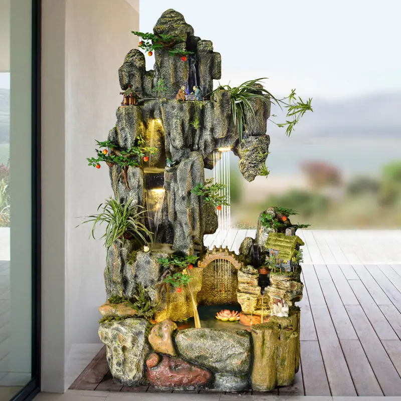 Rockery water fountain living room decoration ornament garden courtyard water feature