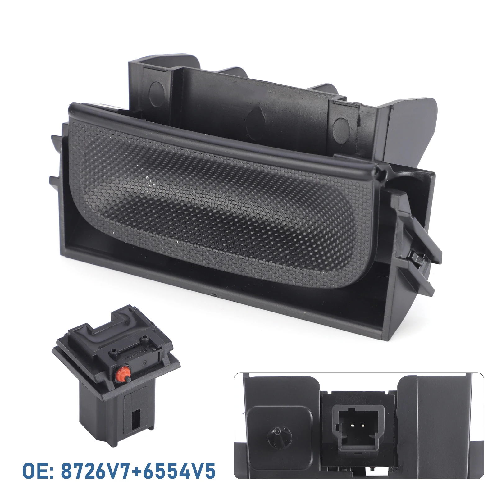 6554V5 8726V7 Black Boot Release Switch Plastic For Peugeot 206 207 307 308 407SW 5008 Citroen Xsara Picasso C3 C4 Picasso