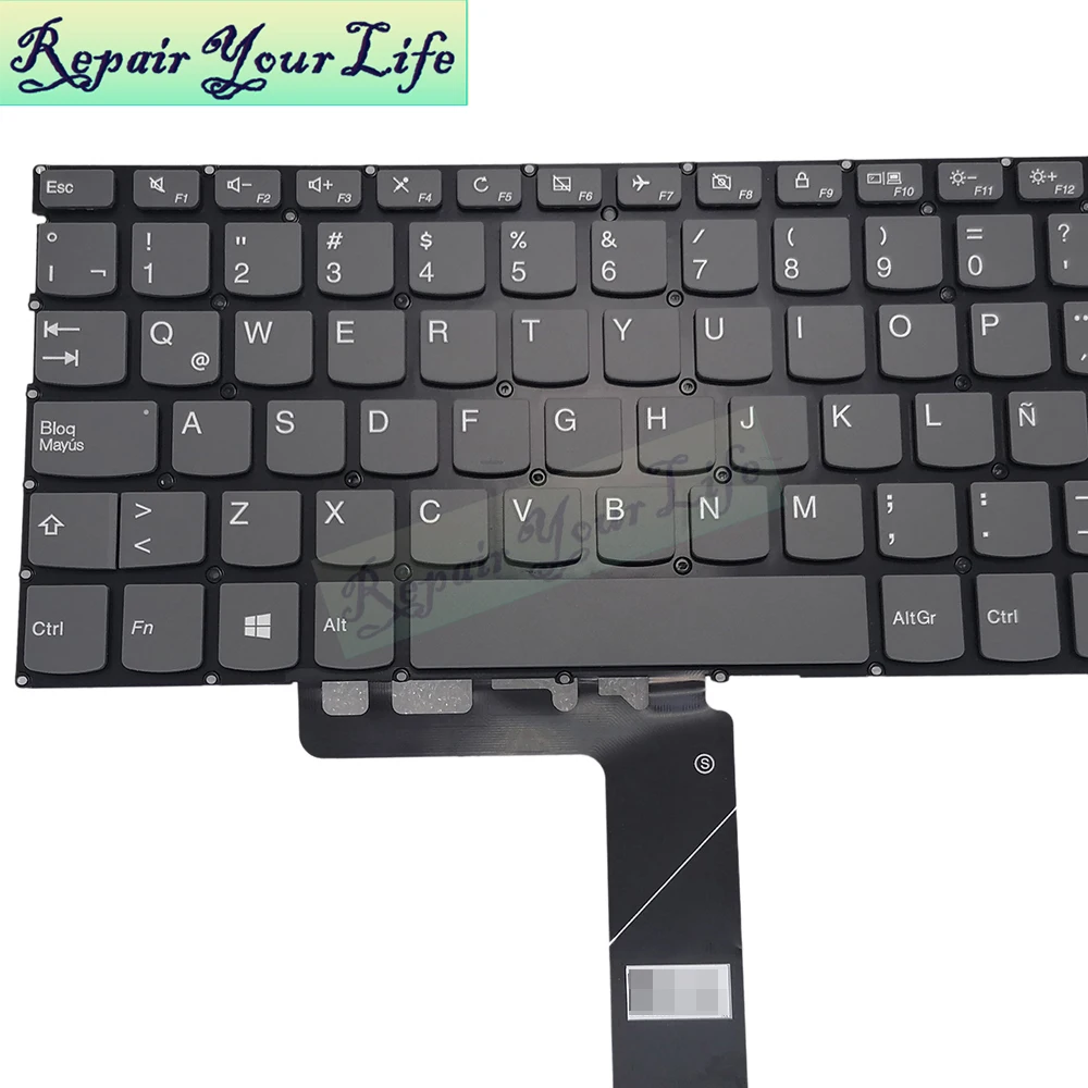 Imagem -03 - Latin Teclado Retroiluminado para Lenovo Yoga C740 15 C740-15iml S740-15 Backlight do Teclado do Portátil Pc5sb-us Sn20u15783 C74015 us la