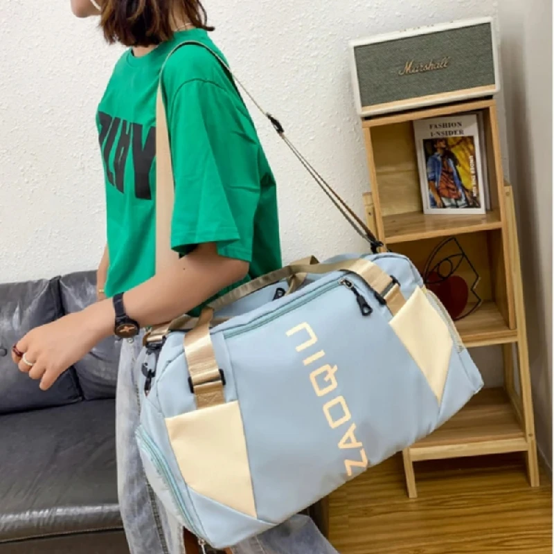 Sports Gym Bag Dry Wet Pack Women Yoga Bags Travel Fitness Training Shoulder Bags Shoes Storage Pocket Luggage Duffle Handbag