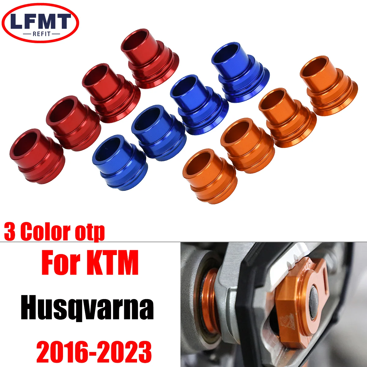 

For KTM SX SXF EXC EXCF EXCW XCW XCF 125-530 For Husqvarna FE FC FX TE TX 2003-2022 Motorcycle Front and Rear Wheel Hub Spacer