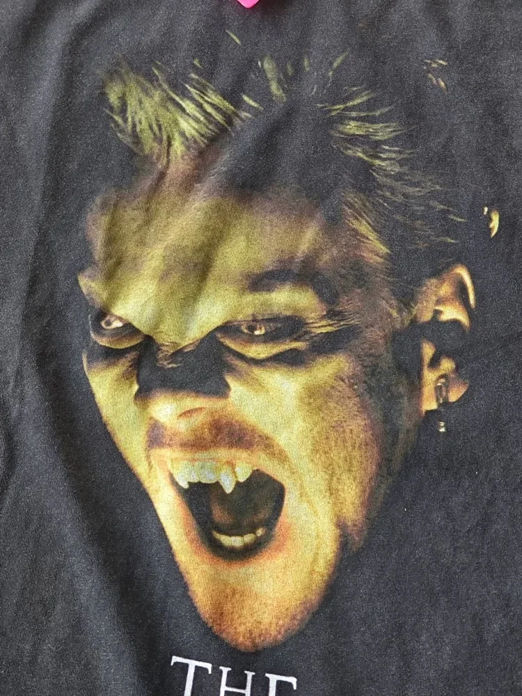 25SS غسلها سانت مايكل المفقودة الأولاد تي شيرت الرجال النساء 1:1 جودة عالية عادية مستديرة الرقبة قصيرة الأكمام