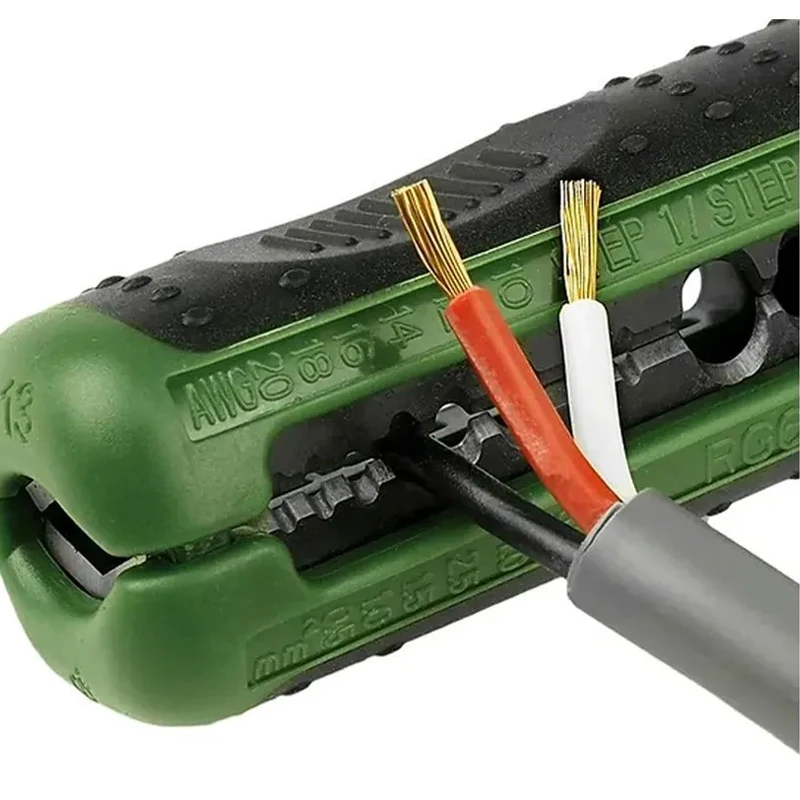 Engineer PAW-21 Mini Wire Stripper and Cutter Multiple Heavy Duty Wire Stripping Tool Working Range 0.5 - 6.0m㎡