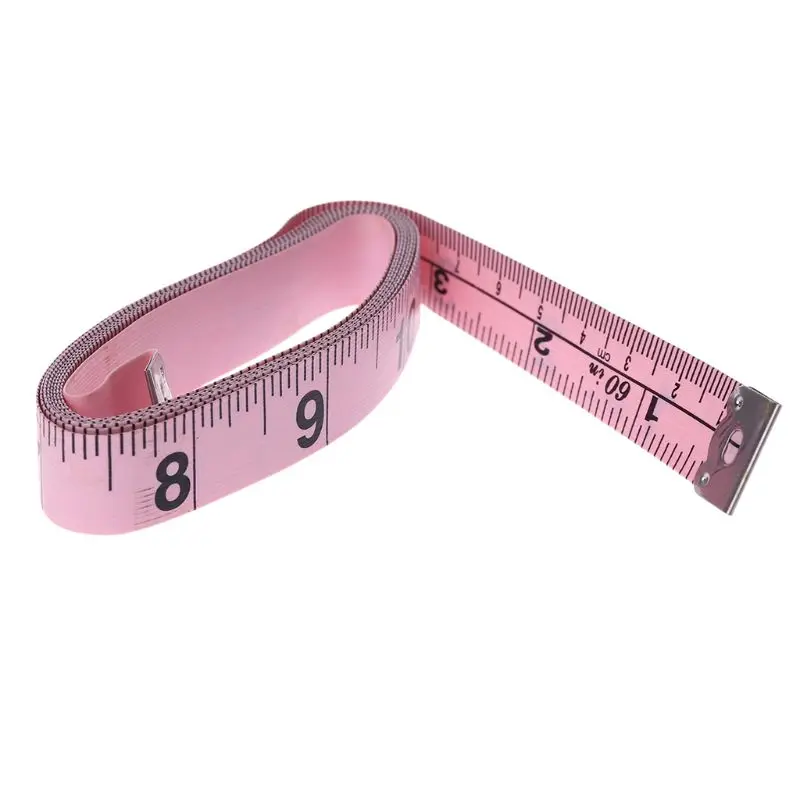เทปวัดแบบนุ่ม Double Scale Body Sewing ไม้บรรทัดแบบยืดหยุ่นสำหรับการลดน้ำหนัก 60in