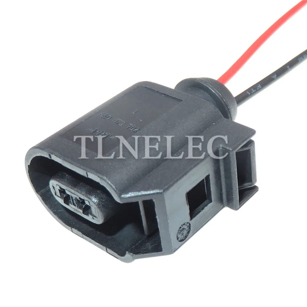 2 Pin Way Auto ABS Sensor Wire Cable Socket With Wires Car Antilock Braking System Electrical Connectors For VW Audi 6E0973702