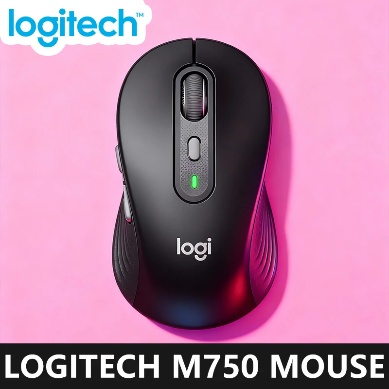 

Logitech M750 Wireless Mouse, Silent Clicks, 3-Device Switch, Logitech Flow, 24-Month Battery, Ergonomic, Mac/PC