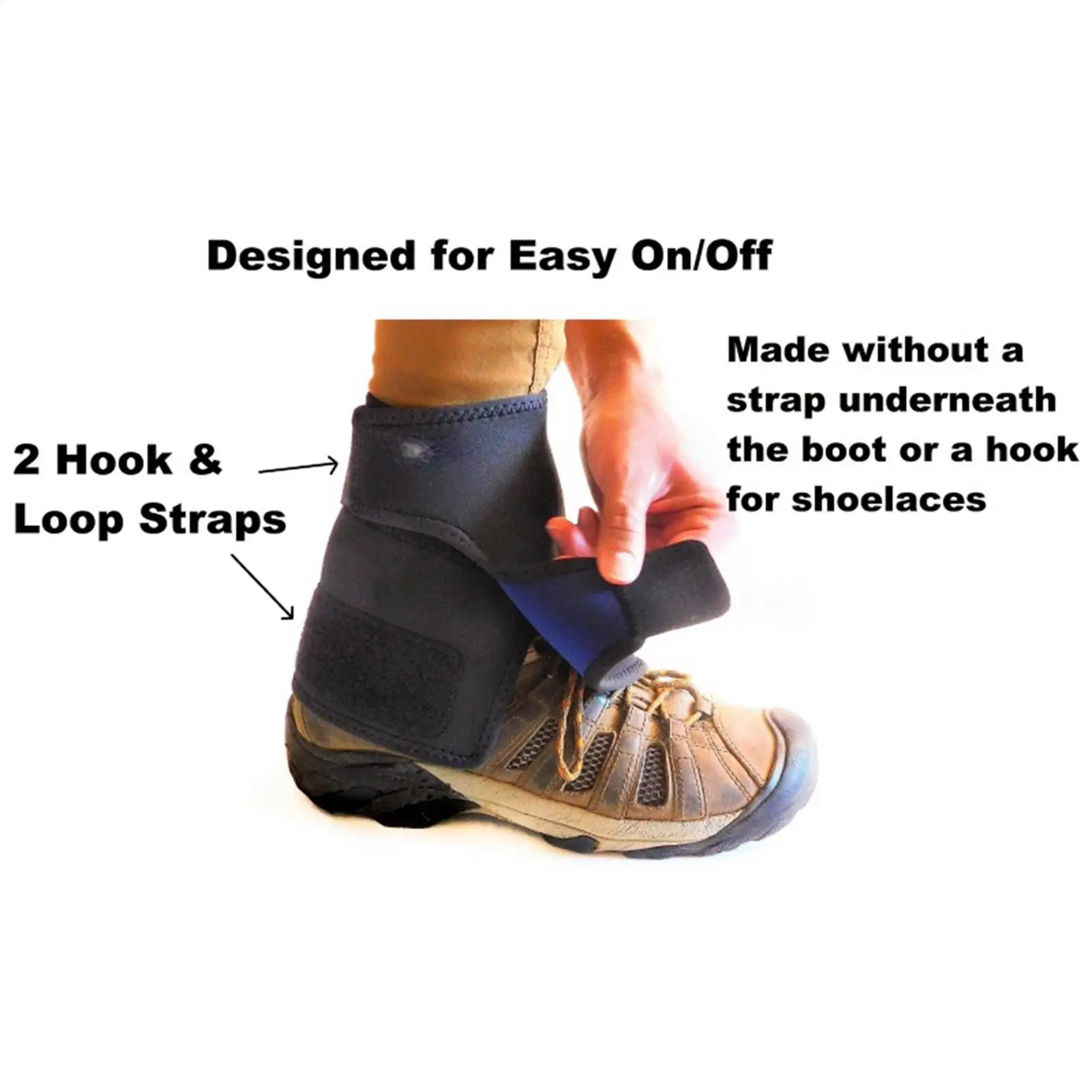 Leg Gaiters For Men Waterproof Boot Protection Lower Legs Ankle Gaiters Mud Snow Protection Foot Strap Multi-Purpose Leg Gaiters