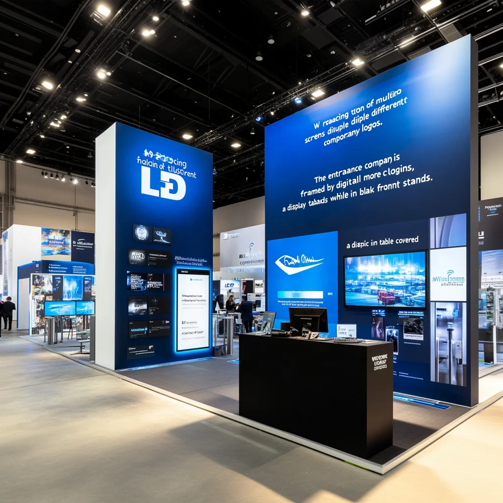Custom Trade Show Booths Backlit 20x20 Expo Display Modular Exhibition Booth Design Tradeshow Booth Display