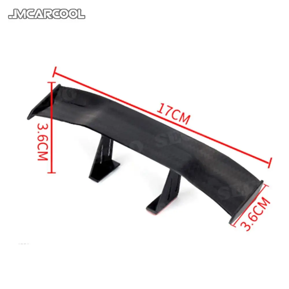 Carbon Fiber Car Mini Racing Rear Small Wing Spoiler Twill Look GT Style Tail Air Deflector Boot Decorate For BMW For Universal