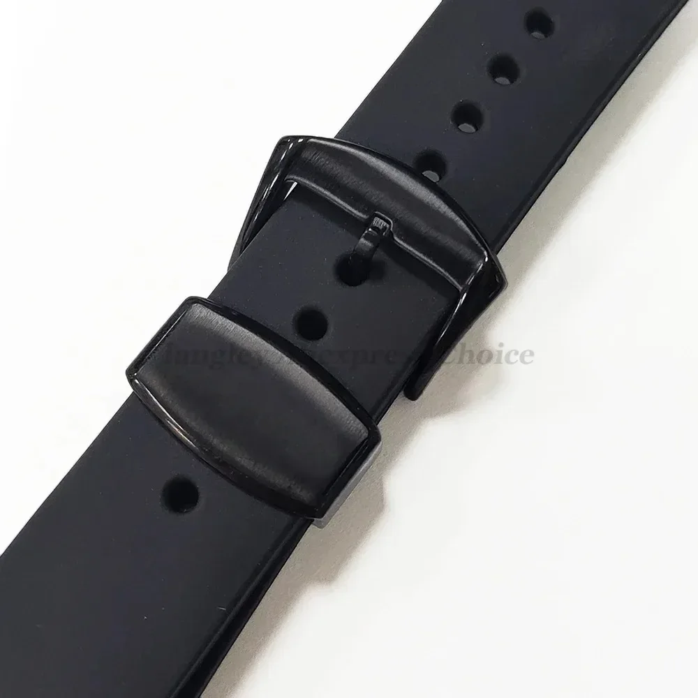 Силиконовый ремешок для часов SEIKO SKX007 009 Diving 007 для морского ушка, консервированная смола, 20 мм, 22 мм, ремешок для часов, кольцо, застежка, пряжка, ремень