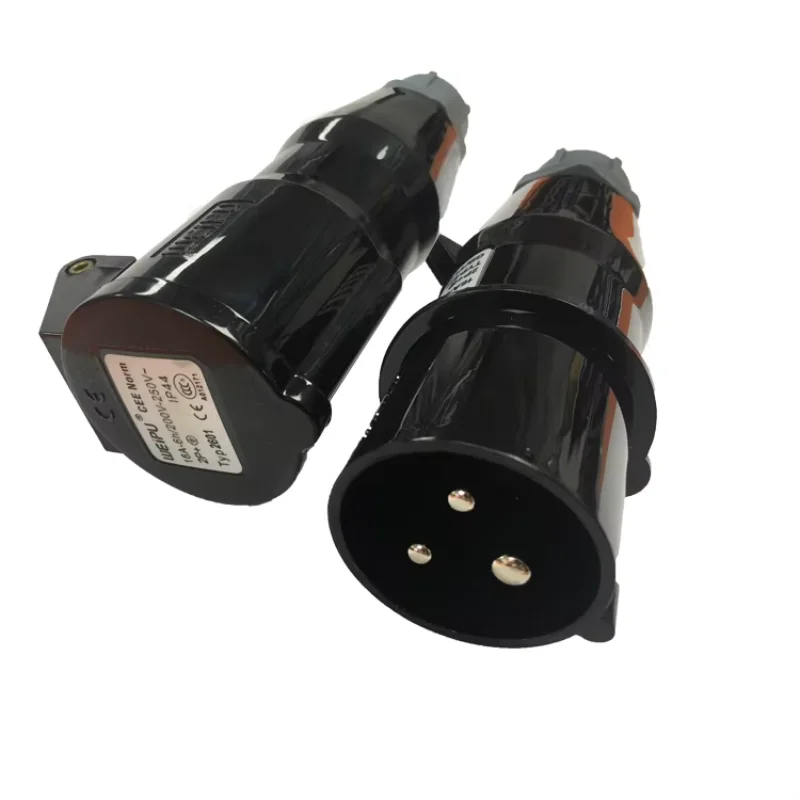 High Quality Power Cables IP44 Waterproof Rating 16A 3Pin Connectors 3*2.5mm Flexible Rubber Cable With CE Certificated