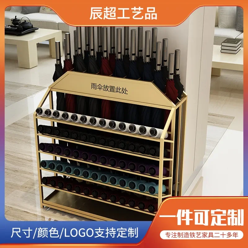 Large Capacity Umbrella Rack Stand Holder Storage Bucket for Office Building Campus Factory High Traffic Areas Standard