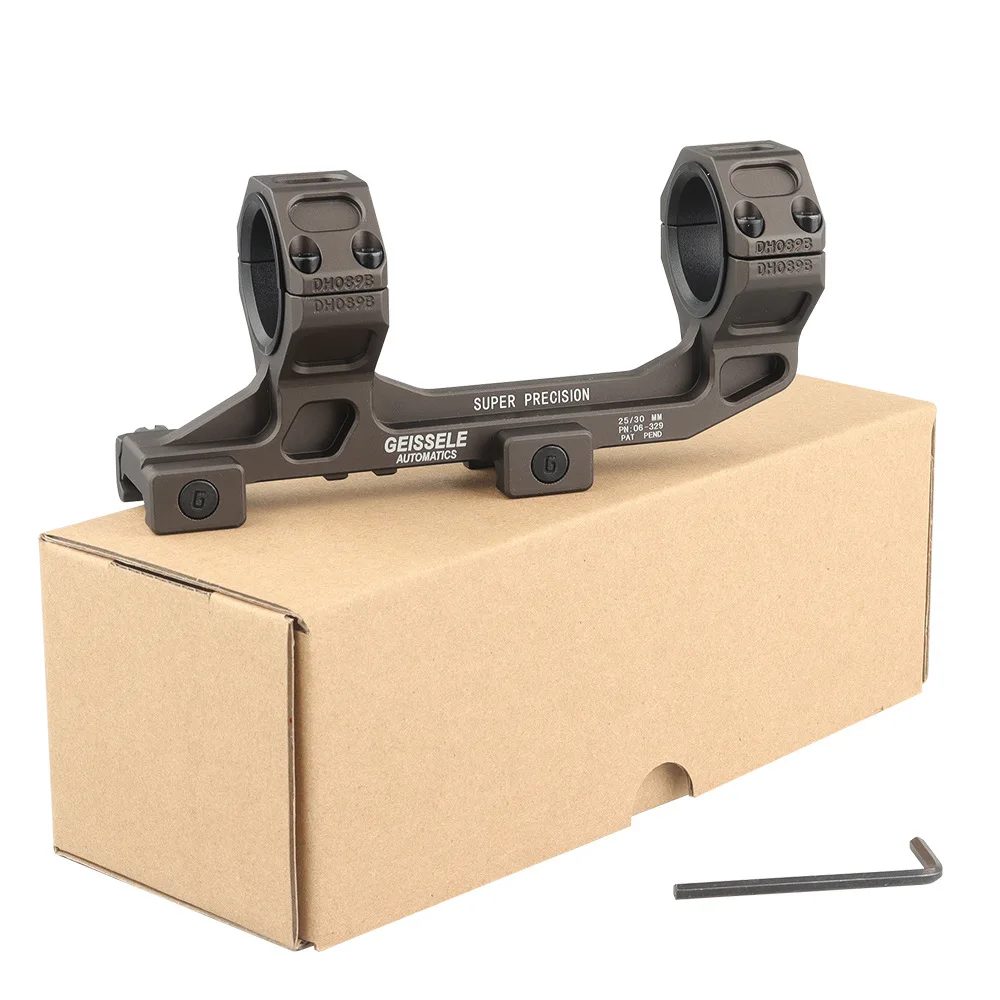 Support de portée tactique GEISSELE 1.54 30mm 25.4mm, double anneau, Rail de 20mm, une pièce, pistolet jouet, vue optique, support de Base de lunette de visée